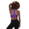 Brassière Sport femme imprimé violet - Brassière de sport femme - Physique Affuté