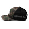 casquette trucker camouflage pour homme vue de dos