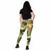 Collant sport femme avec poches camouflage vert jaune marron - Collant sport - Physique Affuté