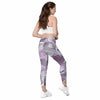 Collant sport femme avec poches design purple - Collant sport - Physique Affuté