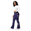 Legging femme évasé violet rose - Collant sport femme - Physique Affuté