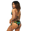 Maillot de bain femme noir heart design recyclé - Maillot de bain femme - Physique Affuté