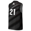 Maillot de basket homme noir gris Physique Affûté - Maillot de basket homme - Physique Affuté