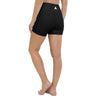 Short legging femme all black vue de dos