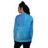 Veste de bombardier femme bleue design Physique Affûté