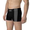 boxer caleçon noir-carbone homme physique-affuté côté gauche