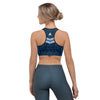Brassière de Sport noir bleu design - Brassière - Physique Affuté