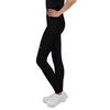 collant sport fille noir physique-affuté côté gauche