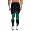 Legging sport homme athlétique noir bleu - legging sport homme - Physique Affuté