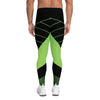Legging sport homme athlétique noir vert - legging sport homme - Physique Affuté