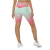 Short cycliste femme dégradé vert rose - Collant Court - Physique Affuté
