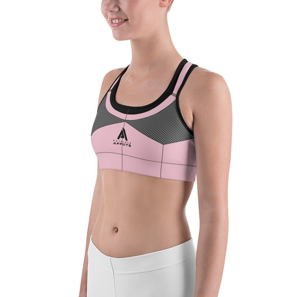 Soutien gorge de Sport rose carbone - Brassière - Physique Affuté