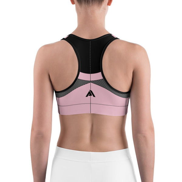 Soutien gorge de Sport rose carbone - Brassière - Physique Affuté