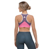 Soutien gorge de Sport violet - rose design - Brassière - Physique Affuté