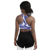 Soutien gorge sport femme blanc - violet Physique Affûté - Brassière - Physique Affuté