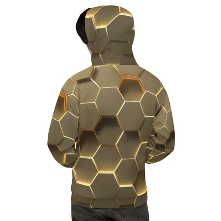 Sweat à Capuche homme NDA jaune design - sweat à capuche homme - Physique Affuté