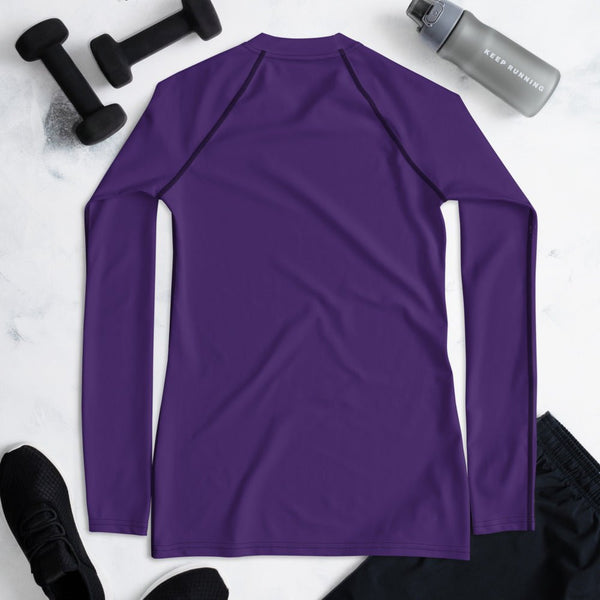 T-shirt de Compression violet pour Femme - Physique Affuté