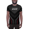 T-shirt de Sport Homme design noir gris rouge - T-shirt de sport homme - Physique Affuté
