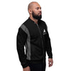 Veste de bombardier noir carbon homme Physique Affûté - Physique Affuté