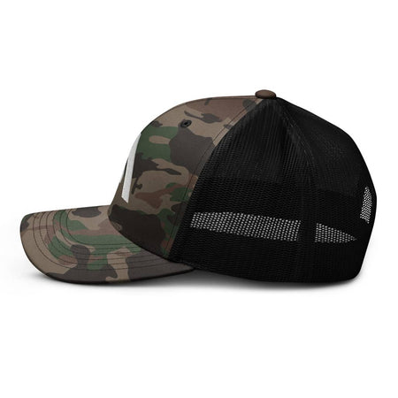 Casquette Trucker camouflage logo blanc - Casquette trucker - Physique Affuté