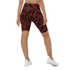 short cycliste femme imprimé serpent rouge marque physique affûté vue de dos