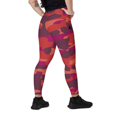 collant-de-sport-femme-taille-haute-imprimee-camouflage-orange-violet-avec-poches-vue-dos