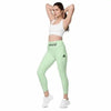 Collant sport femme avec poches vert clair - Collant sport - Physique Affuté