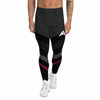 Legging sport homme design noir gris rouge - legging sport homme - Physique Affuté