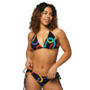 Maillot de bain femme noir heart design recyclé - Maillot de bain femme - Physique Affuté