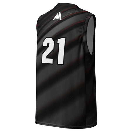 Maillot de basket homme noir gris Physique Affûté - Maillot de basket homme - Physique Affuté