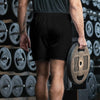 Short CrossFit noir pour homme vue de dos - short CrossFit homme - Physique Affuté