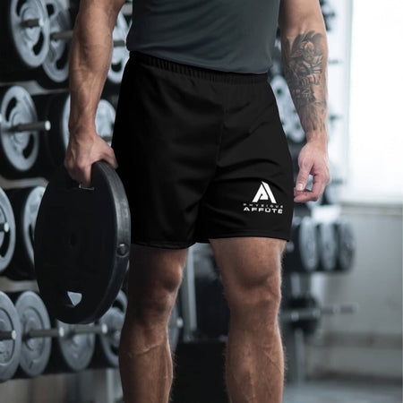 short de musculation pour homme couleur noir physique affûté vue de face