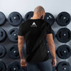 T-shirt CrossFit Homme design noir gris  vue de dos  - T-shirt de sport homme - Physique Affuté