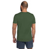 T-shirt CrossFit Homme vert kaki vue de face - T-shirt de sport homme - Physique Affuté
