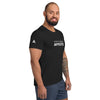 T-shirt CrossFit noir NDA gris Homme vue de profil- T-shirt de sport homme - Physique Affuté
