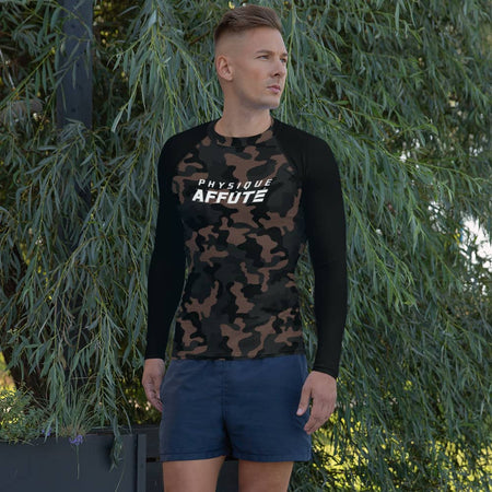 T-shirt de Compression camo Homme Physique Affûté - T-shirt compression à manches longues - Physique Affuté