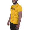 T-shirt de Sport Homme NDA design jaune - T-shirt de sport homme - Physique Affuté