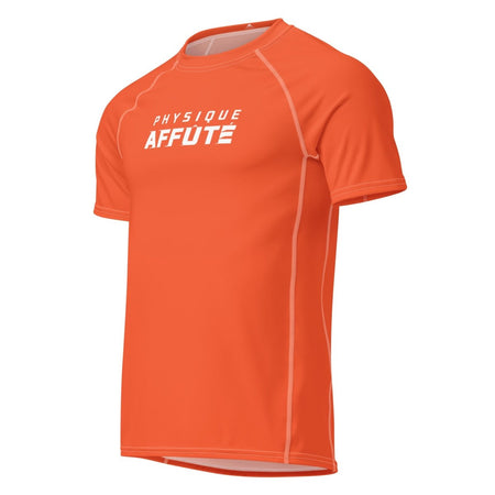 Tee shirt CrossFit Outrageous Orange homme vue de face simple - Physique Affuté