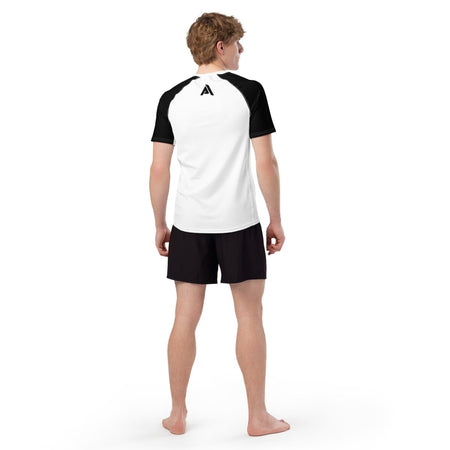 Tee shirt compression blanc homme à manches courtes - Physique Affuté