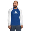 T-shirt de Compression bleu et blanc Homme Physique Affûté