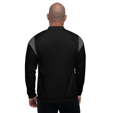 Veste de bombardier noir carbon homme Physique Affûté