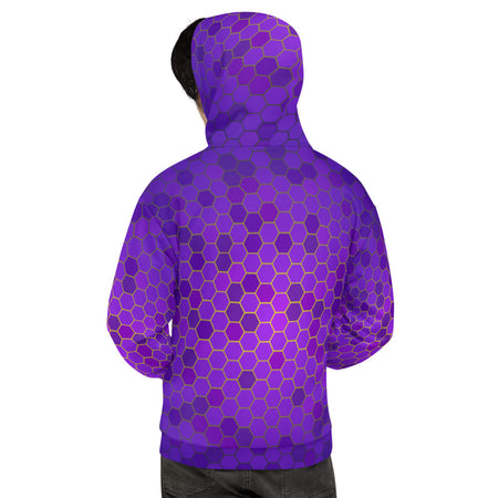 Sweat à Capuche NDA Violet homme Physique Affûté