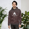 Sweat à Capuche NDA gris rouge homme Physique Affûté