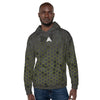 Sweat à Capuche NDA noir vert homme Physique Affûté