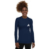 T-shirt de Compression Femme bleu marine