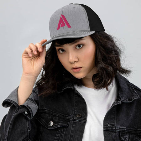 Casquette style trucker noir - gris - Casquette trucker - Physique Affuté