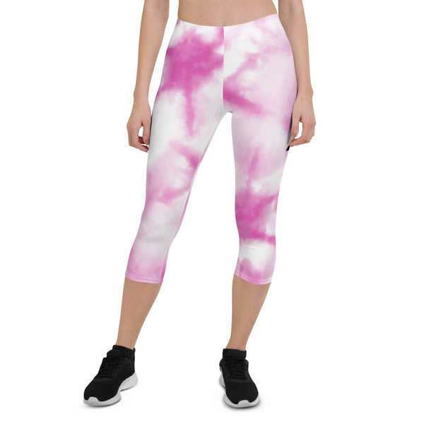 collant court de sport femme dégradé blanc-rose physique-affute face