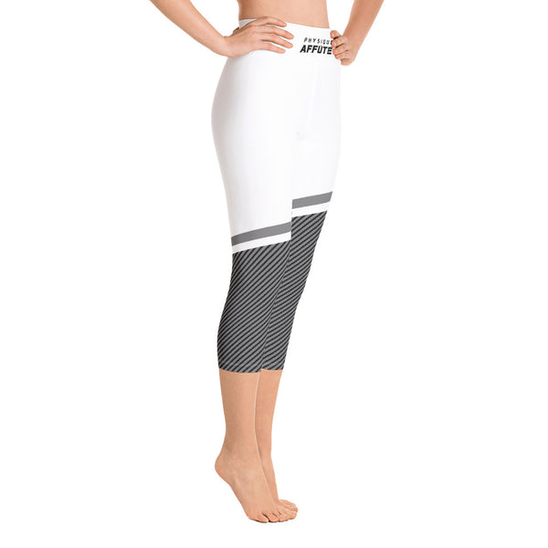 collant court sport femme blanc carbon physique-affute cote droit