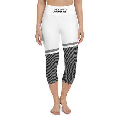 collant court sport femme blanc carbon physique-affute face