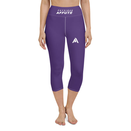 collant court sport femme violet physique-affuté face